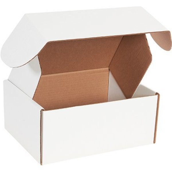 Box Packaging Corrugated Tab Lock Literature Mailers, 11-1/8"L x 8-3/4"W x 5"H, White MFL1185